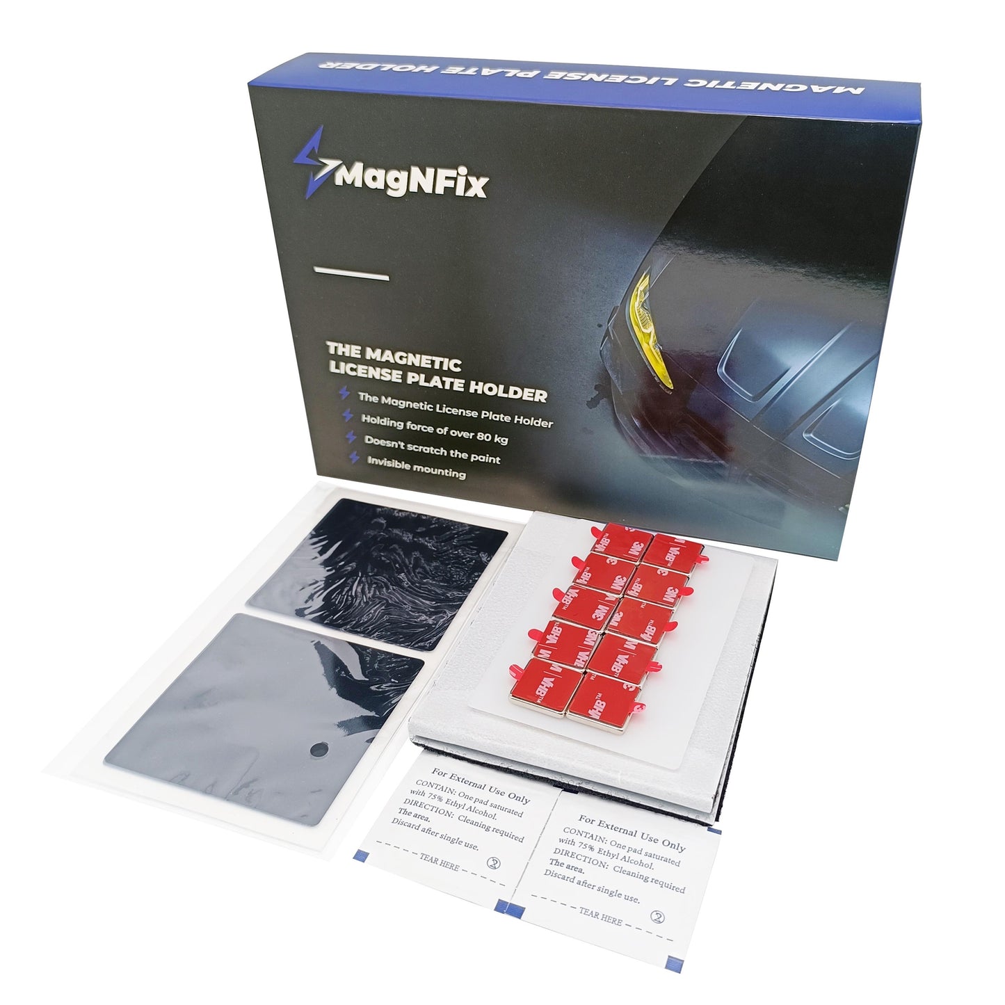 Pré-commande MagNFix Support de plaque d'immatriculation magnétique